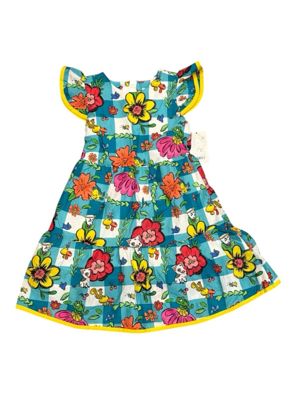 Disney Store Characters Print Cotton Dress